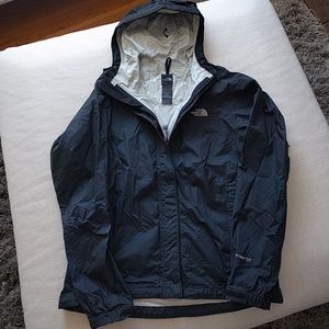 The North Face rain shell coat
